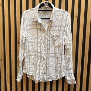 014 Rails So Soft Hunter White Funfetti Shirt PTP 19